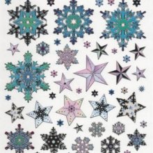 Stickers Etoiles et flocons