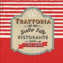 Serviette papier Trattoria Italia 33 cm x 33 cm 