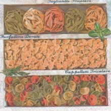 Serviette papier Pasta Trio 33 cm X 33 cm 3 plis