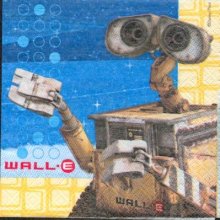 Serviette Wall E de 33 cm X 33 cm 2 plis