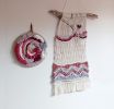 suspension macramé tissage laine