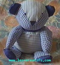 Nounours : exemple de couture