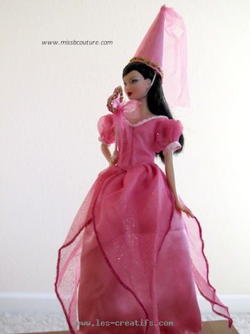 Robe de fée pour poupée Barbie