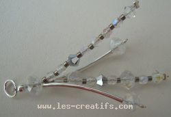 Créer des breloques en cristal pour barrette