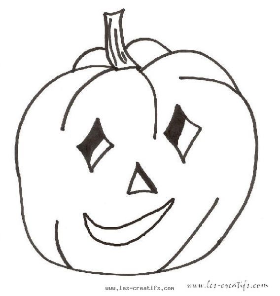 coloriage citrouille halloween