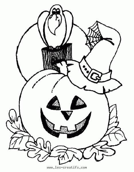 coloriage halloween