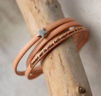 bracelet personnalisable en cuir