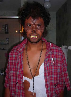 Maquillage Halloween loup garou