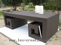 table basse en carton