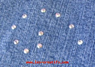 motif strass escargot