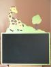 Tableau à craie Girafe 'Au bonheur des grands et petits'