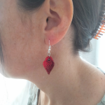 Boucles d'Oreilles 'Plume'