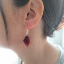 Boucles d'Oreilles 'Plume'