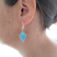 Boucles d'Oreilles 'Plume'