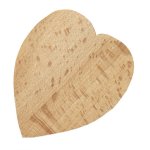Ouvre bouteille / décapsuleur en bois de hêtre model : cœur