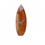 Horloge en bois de merisier massif model 'surf' 