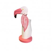 'Le flamant rose' porte essuie-tout 