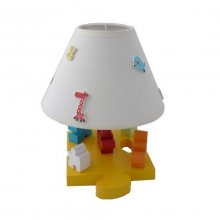 Lampe De Chevet Enfant « Le Puzzle » H 30 Cm