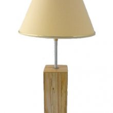 Lampe De Table 56 Cm, Bois Noble : Frêne, Bouleau Marbré