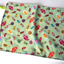 Serviette bébé/enfant, bonbon ton vert