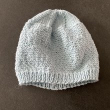 Bonnet bleu pour bébé garçon 