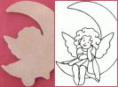 sticker en mdf de Noël
