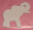Support mosaïque à décorer et sticker en bois : Eléphant