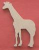 Support mosaïque à décorer et sticker en bois : Girafe