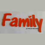 Lettre deco Family en plexi , hauteur 20 cm