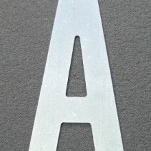 Lettre enseigne zinc ALTERNATE GOTHIC