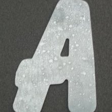 Lettre enseigne zinc BALLOON