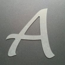 Lettre enseigne zinc DULCE