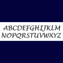 Lettres bois Modèle DULCE