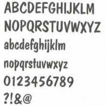 Lettre bois modèle DOM CASUAL