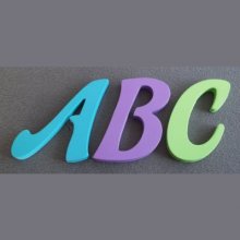 Lettre bois modèle FUNNY