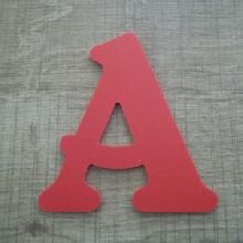 Lettre plastique PVC couleur BELSHAW