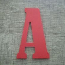 Lettre plastique PVC couleur BERNARD CONDENSED