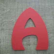 Lettre plastique PVC couleur HARLEQUIN
