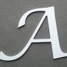 Lettre plastique PVC LUCIDA CALLIGRAPHY