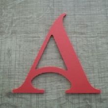 Lettre plastique PVC couleur SHANGRI LA