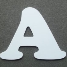 Lettre plastique PVC ZEN