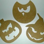 Personnages d' Halloween à décorer ' 3 Citrouilles en folie'