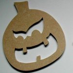 Personnage d' Halloween à décorer '  Citrouille ricanante'