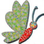 DIY Coffret création- Kit mosaïque ' Libellule Samba '
