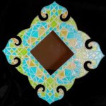 DIY KIT Mosaïque 'Miroir baroque' à décorer 