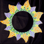 DIY Coffret KIT 'GRAND MIROIR SOLEIL '