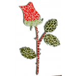 Diy Mosaïque 'Rose' en kit à décorer ou à offrir 
