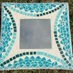 DIY Coffret  mosaïque KIT ' Miroir OCEAN'