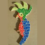 DIY KIT Mosaïque ' Perroquet ARA'