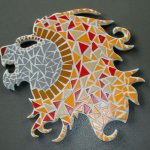   DIY Mosaïque en kit ' Lion rugissant '